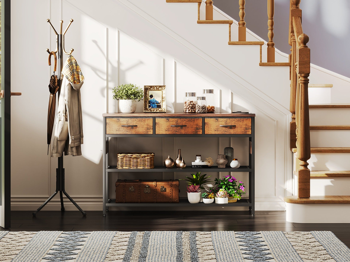 Console Table with 3 Drawers