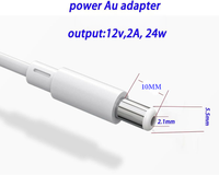 Thumbnail for 12V 2A Power Supply AC to DC Adapter