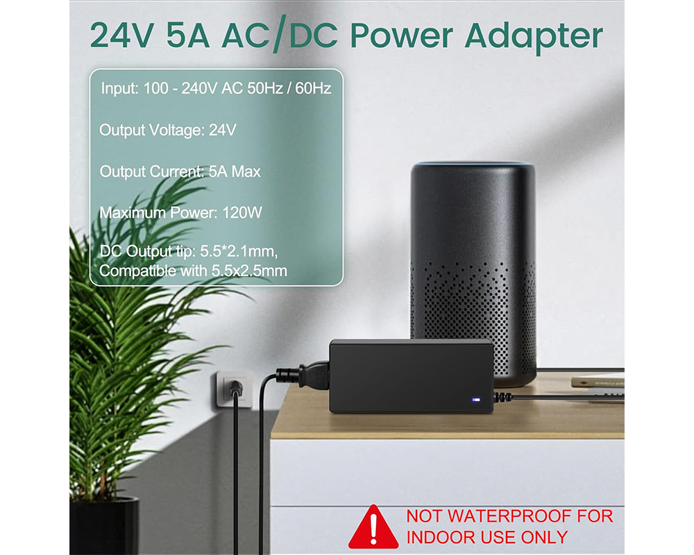24V 5A Power Supply Adapter