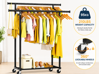 Thumbnail for Double Rods Clothes Rack