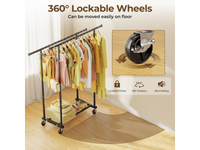 Thumbnail for Double Rods Clothes Rack