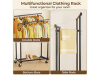 Thumbnail for Double Rods Clothes Rack