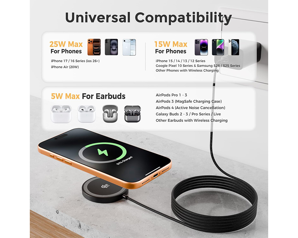 25W Magnetic Wireless Charger