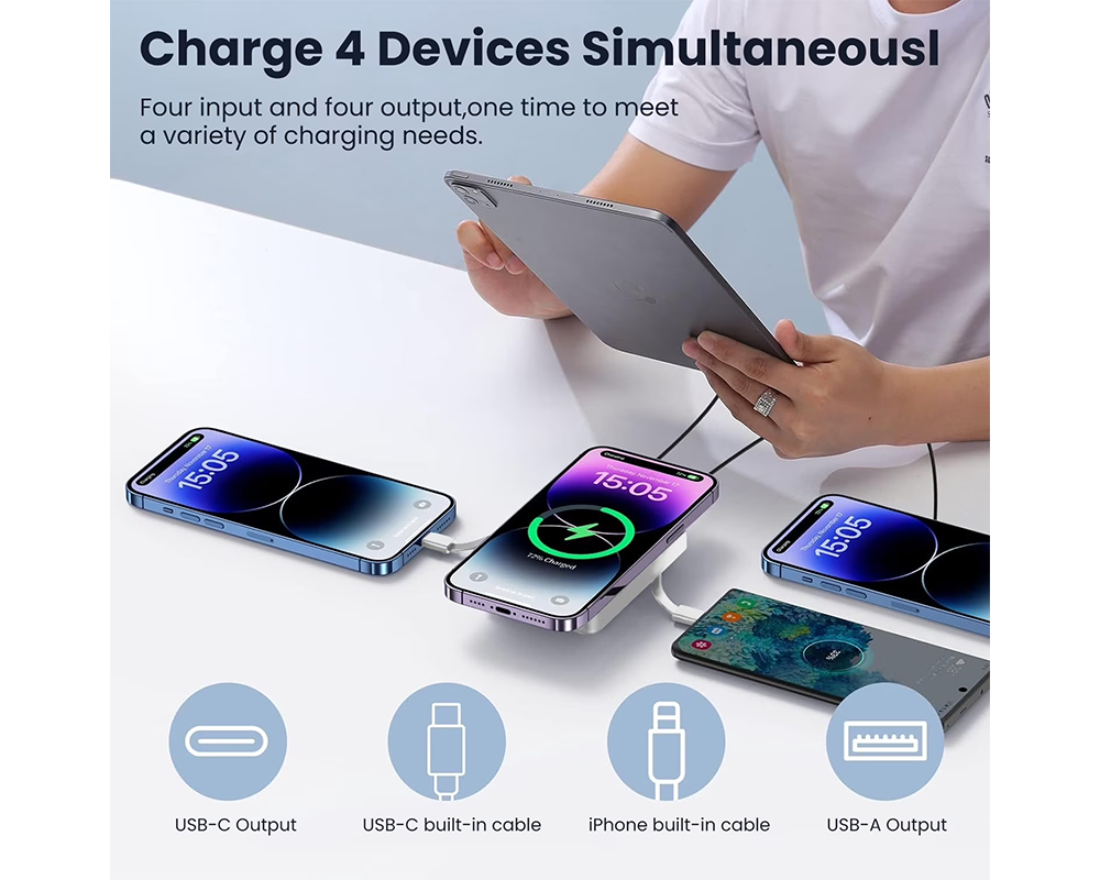 10000mah Wireless Power Bank