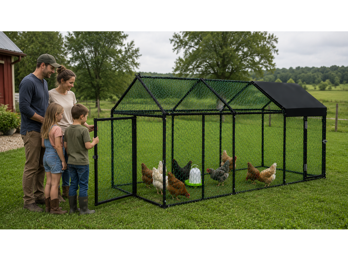 Outdoor Chicken Coop Run