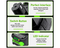 Thumbnail for Ryobi 18V Battery 8000mAh Replacement Battery