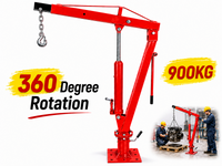 Thumbnail for Engine Hoist Crane 900Kg Swivel Base Hydraulic Lifting Deck Hoist