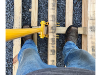Thumbnail for Pallet Buster Pry Wrecking Bar w/ Handle Heavy Duty Pallet Breaker