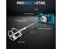 Thumbnail for Cordless Paint Mixer Makita 21V Compatible