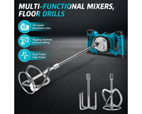 Thumbnail for Cordless Paint Mixer Makita 21V Compatible