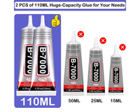 Thumbnail for B7000 Glue for Phone Repair Adhesive Craft Kit 2 x 110ml