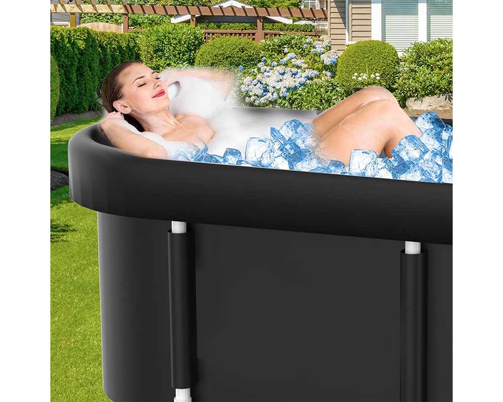 Portable Ice Bath Tub With Lid