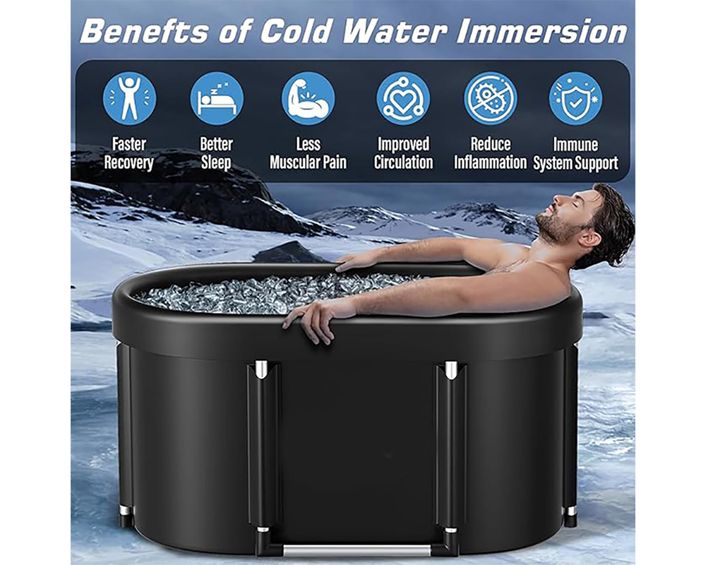Portable Ice Bath Tub With Lid