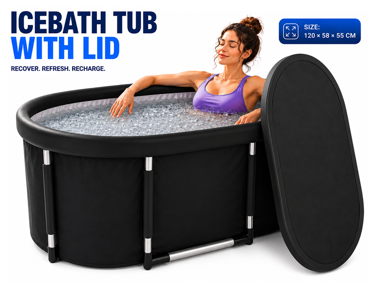 Portable Ice Bath Tub With Lid