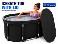 Thumbnail for Portable Ice Bath Tub With Lid