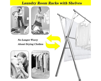 Thumbnail for Foldable Clothes Drying Rack