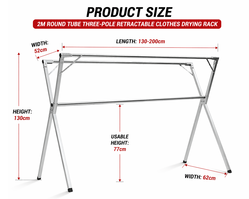 Foldable Clothes Drying Rack