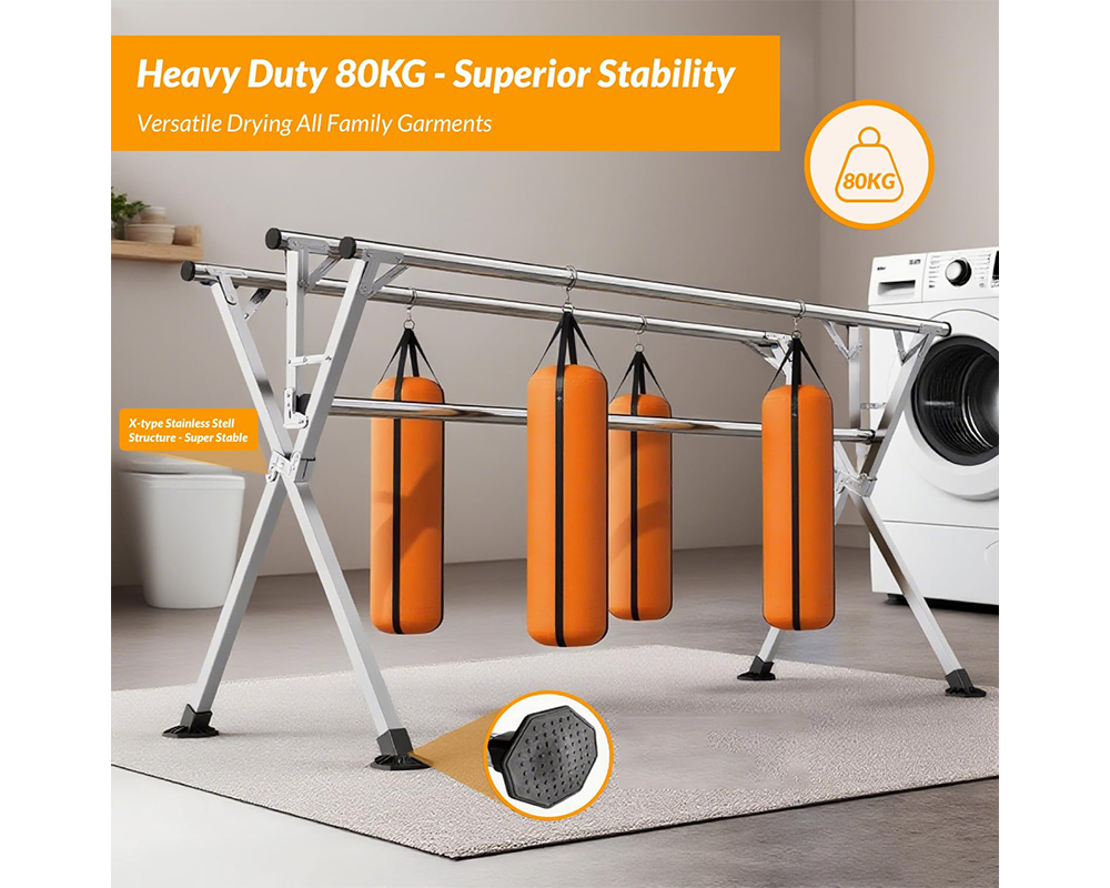 Foldable Clothes Drying Rack