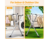 Thumbnail for Foldable Clothes Drying Rack