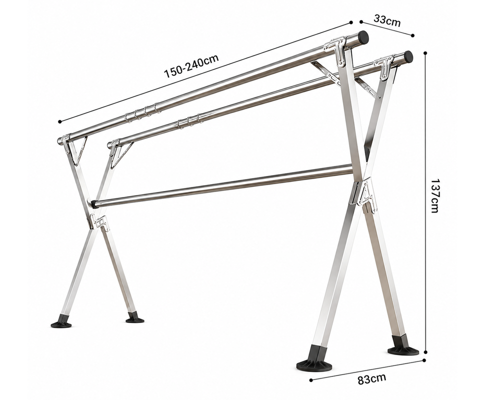 Foldable Clothes Drying Rack
