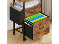 Thumbnail for 2 Drawer File Cabinet Mobile Filing Cabinet