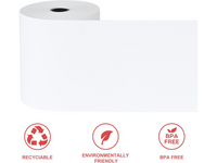 Thumbnail for 50PCS EFTPOS Thermal Paper Rolls 80MM