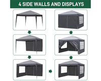Thumbnail for Gazebo 3X3 Outdoor Marquee Gazebos Wedding Party Camping Tent 4 Wall Panels