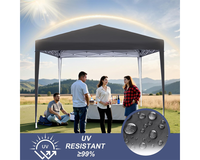 Thumbnail for Gazebo 3X3 Outdoor Marquee Gazebos Wedding Party Camping Tent 4 Wall Panels
