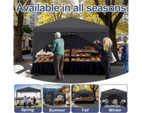 Thumbnail for Gazebo 3X3 Outdoor Marquee Gazebos Wedding Party Camping Tent 4 Wall Panels