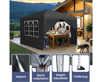 Thumbnail for Gazebo 3X3 Outdoor Marquee Gazebos Wedding Party Camping Tent 4 Wall Panels