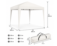 Thumbnail for Folding Garden Gazebo 3x3M
