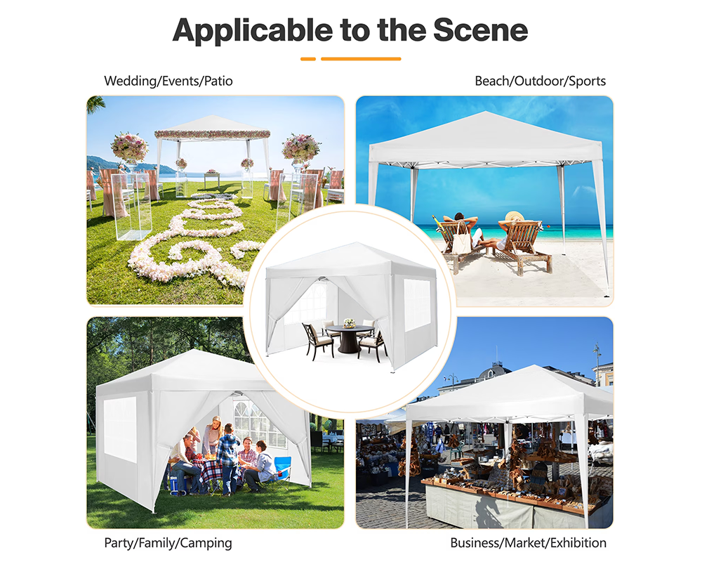 Foldable Outdoor Pop Up Gazebo 3x3M
