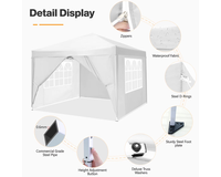 Thumbnail for Foldable Outdoor Pop Up Gazebo 3x3M