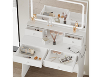 Thumbnail for Dressing Table – 80CM Dressing Table with Mirror LED Lights