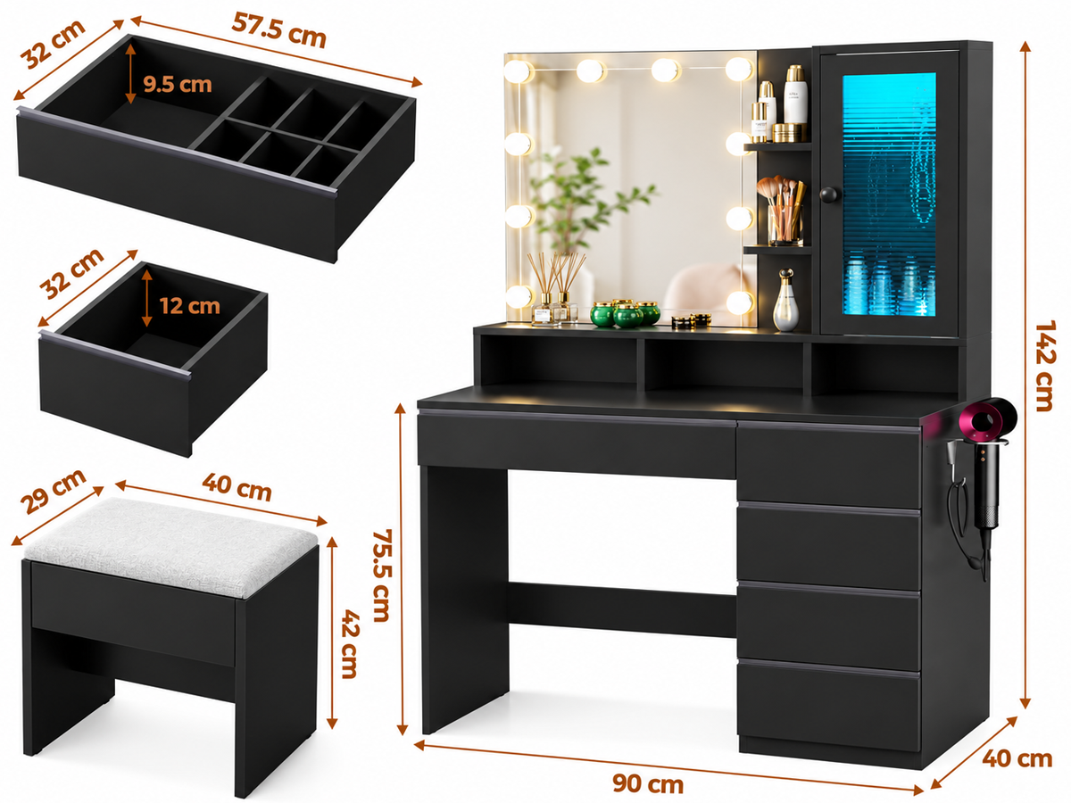 Dressing Table With Mirror