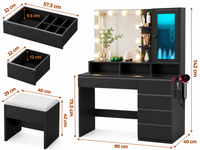 Thumbnail for Dressing Table With Mirror