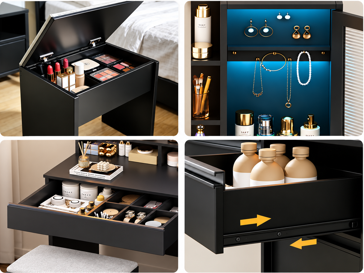 Dressing Table With Mirror