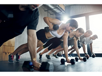 Thumbnail for 15kg Rubber Hex Dumbbell