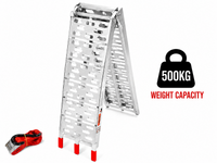 Thumbnail for Folding Ramps ATV Mower Loading Ramps