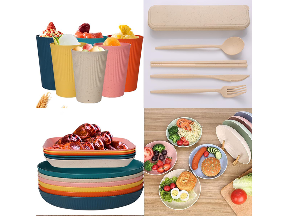54 PCS Camping Crockery Set