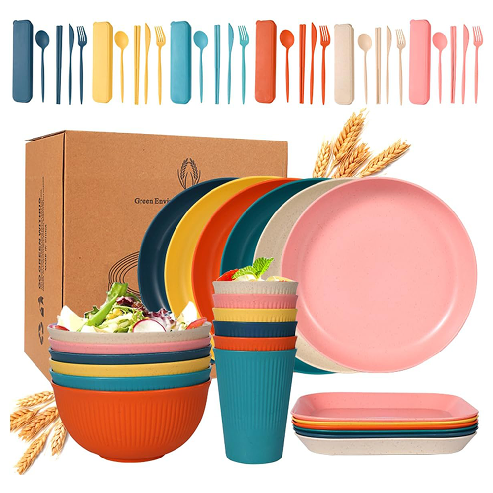 54 PCS Camping Crockery Set