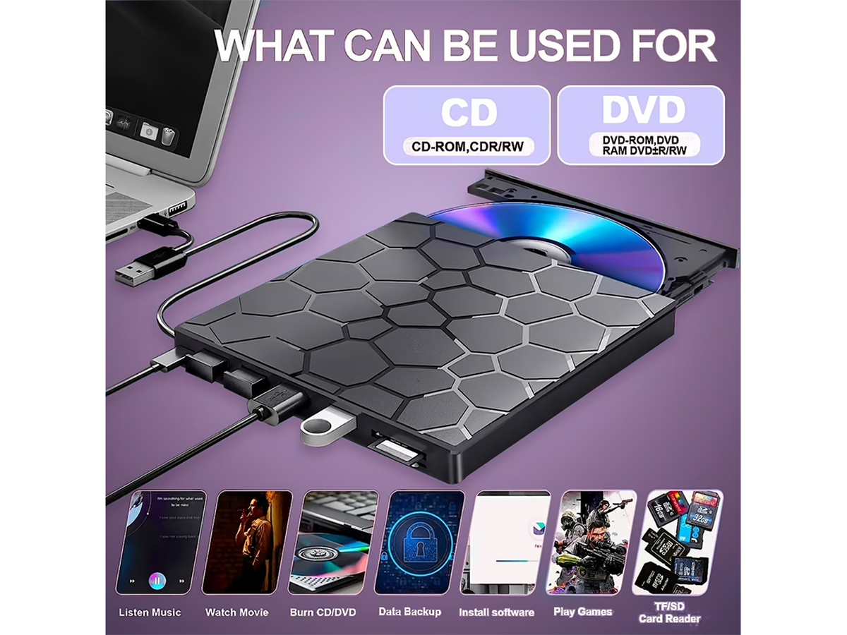 External DVD Drive CD/DVD Writer
