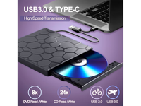 Thumbnail for External DVD Drive CD/DVD Writer