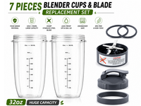 Thumbnail for Replacement 7 PCS NutriBullet Juicer Cup Set