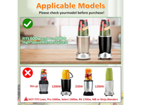 Thumbnail for Replacement NutriBullet Blade 600W 900W With Seals NutriBullet