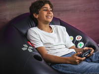 Thumbnail for Inflatable Gaming Chair Portable Lounge Chair with Cup Holder