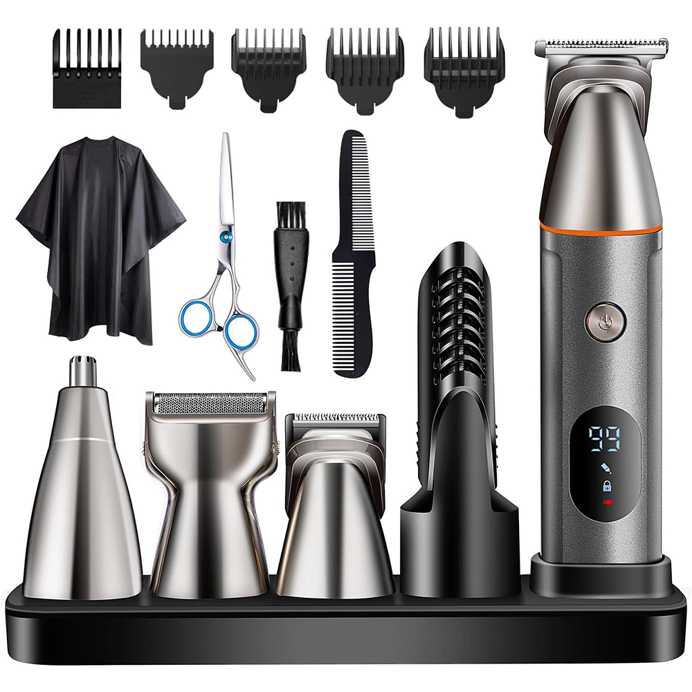 Cordless Hair Clippers Kit - Grooming Trimmer