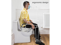 Thumbnail for Raised Toilet Seat with Arms
