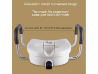 Thumbnail for Raised Toilet Seat with Arms