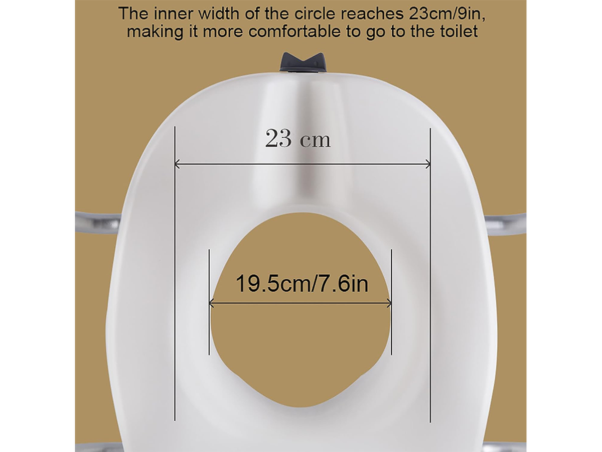 Raised Toilet Seat with Arms